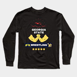 Georgia State wrestling Long Sleeve T-Shirt